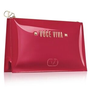 Valentino Garavani Voce Viva Red Cosmetic Bag